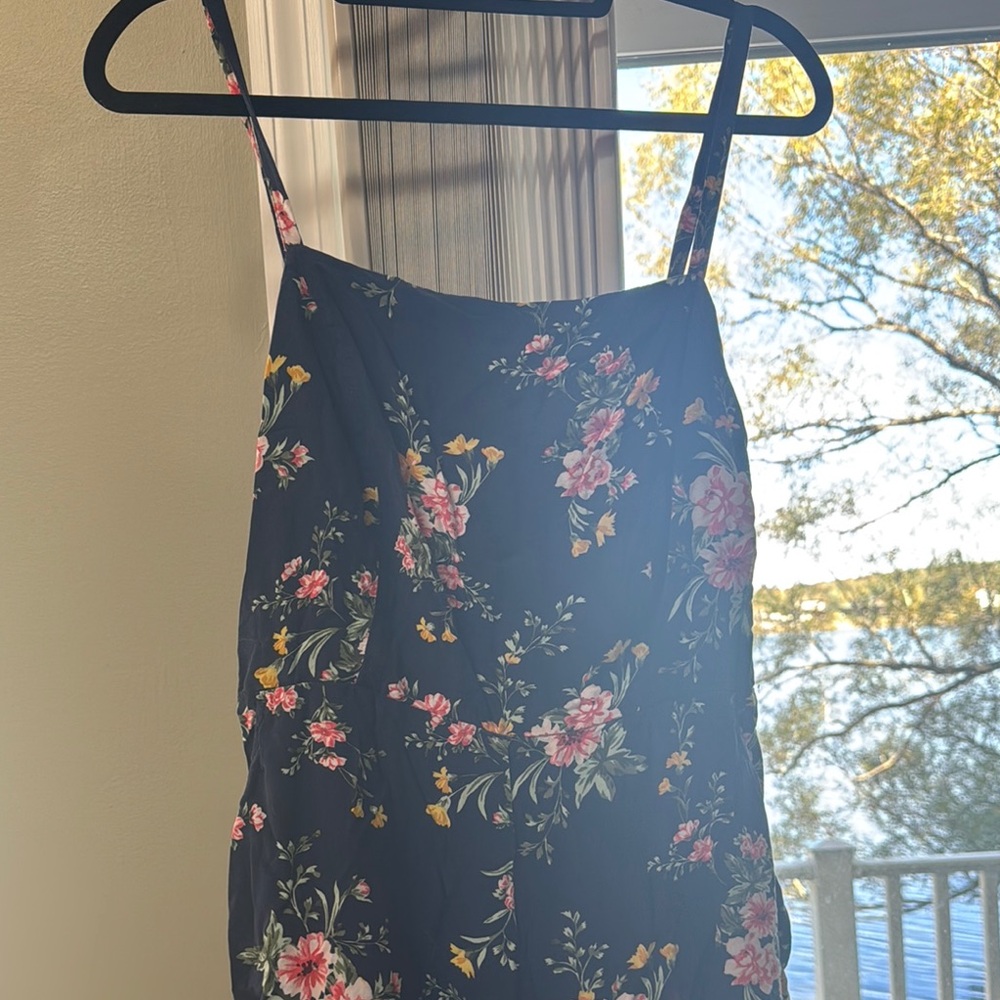 Floral Spaghetti Strap jumpsuit